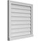 Ekena Millwork Vertical Surface Mount PVC Gable Vent w/ 2"W x 2"H , Brickmould Sill Frame, 26"W x 26"H GVPVE26X2603SN - alternate 3
